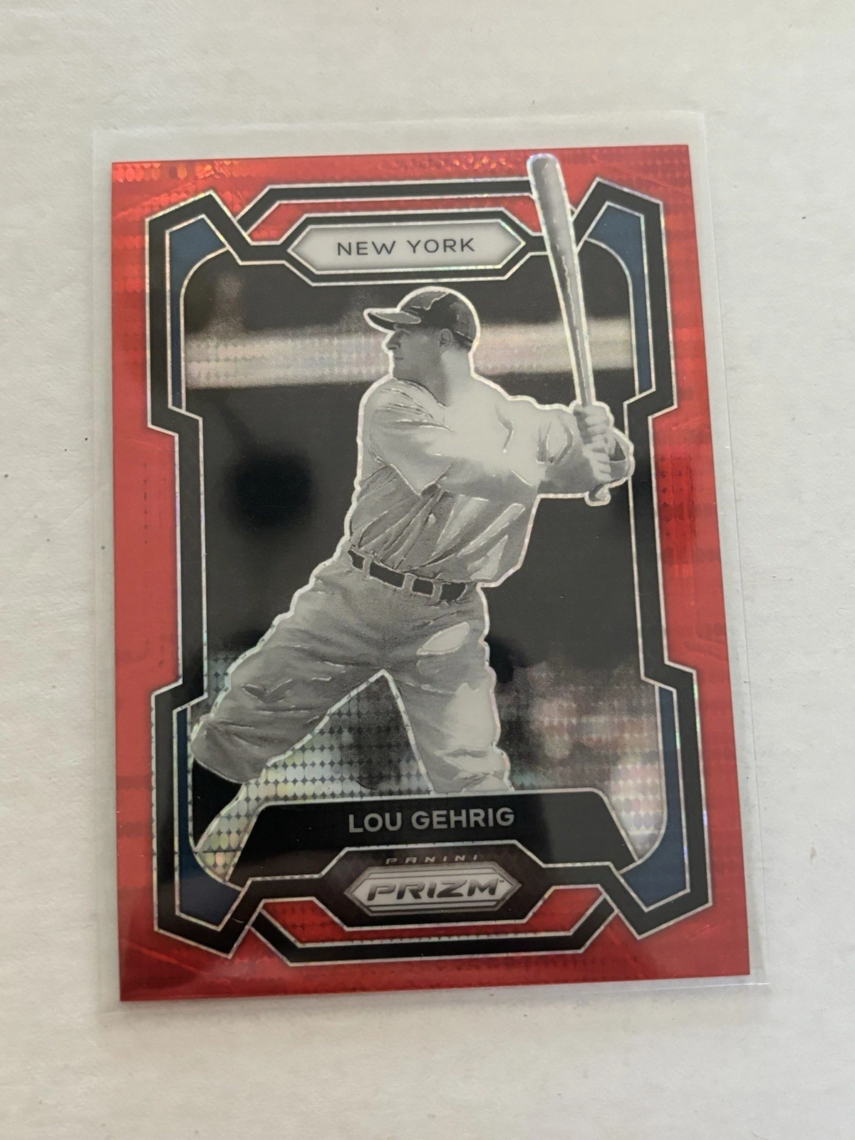LOU GEHRIG 2024 Panini Prizm RED PRIZM #'d /299 Yankees
