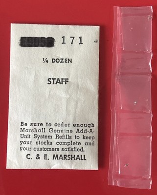 Vintage C. & E. Marshall Watch Balance Staff #171, Lot Of (3) Sealed NOS
