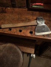 Rare Collins & Co. Hewing Broad Axe Legitimus Crown Arm & Hammer Logo Hartford