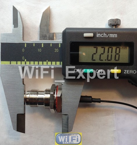 2 4" Mini PCI U.FL / IPX to RP-TNC Antenna WiFi Pigtail Cable Connector USA - Photo 9/11