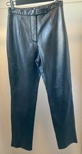 Jacqueline Ferrar black leather pants size 6