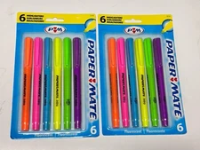 Papermate 12pc Flurescent Highlighters 