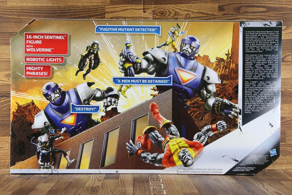 2010 Marvel Universe 16 Inch Sentinel With Wolverine Robotic