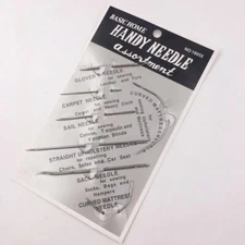 7PCs Repair Sewing Needles Kit Upholstery Carpets Canvas Leather Curved USSeller