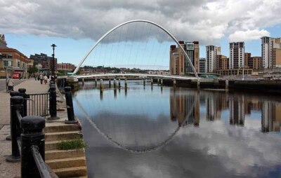 Foto 6x4 Millennium Bridge Newcastle upon Tyne um 2008