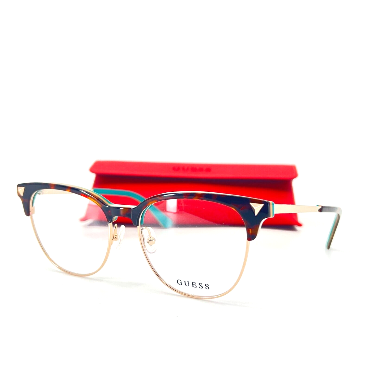 Guess Eyeglasses GU2798 052 Womens Tortoise Brown Gold Frame  display picture 2