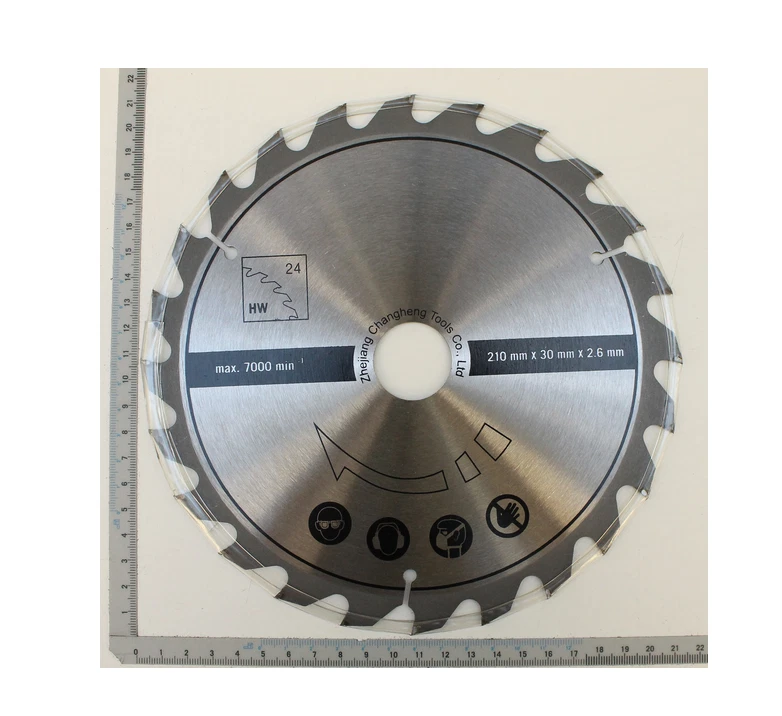 Scheppach Table Saw Blade 210mm x 30mm x 2.6mm - 24 Tooth - 3901208701 For HS80