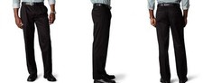 Men Pants work uniform Black 28 29 30 32 33 34 36 38 40 42 46 48 50 unhem