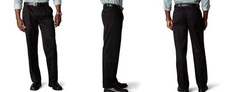 Men Pants work uniform Black  28 29 30 32 33 34 36 38 40 42 46 48 50 unhem