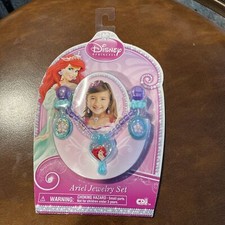 New In Package 2013 Disney Princess Ariel Crown  Jewelry Set JakksPacific