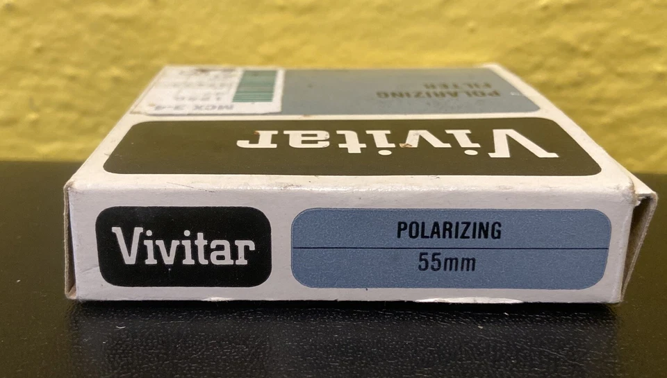 VIVITAR 55mm Polarizing Filter Lens + Case - Made In Japan - Image 3 of 3