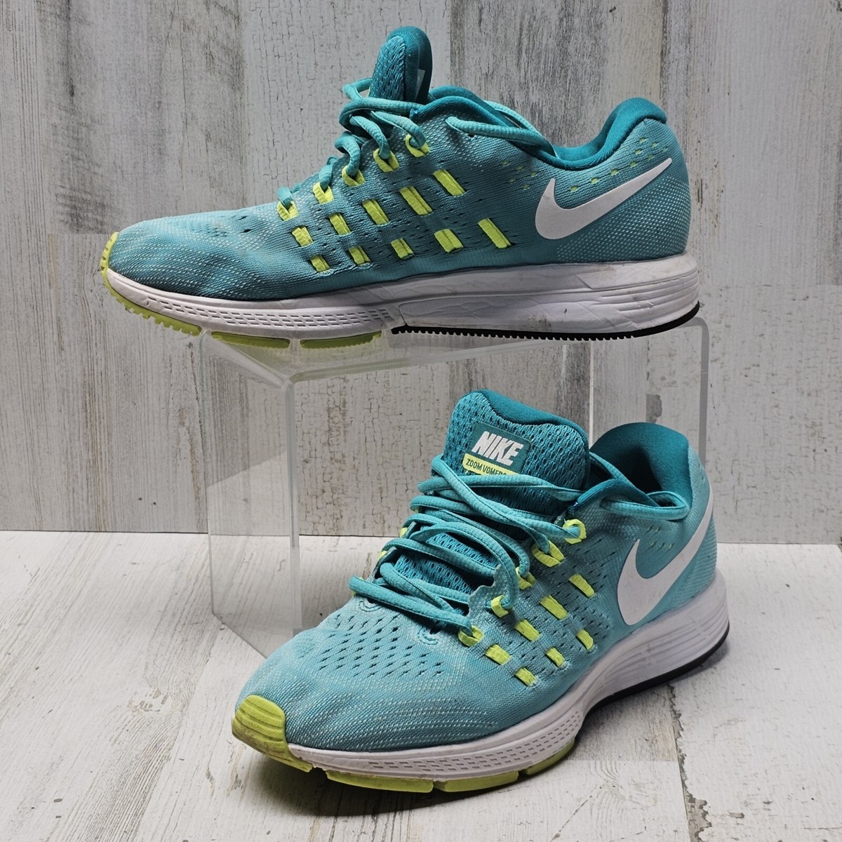 Nike Womens Air Zoom Vomero 11 Running Shoes Blue White 818100-301