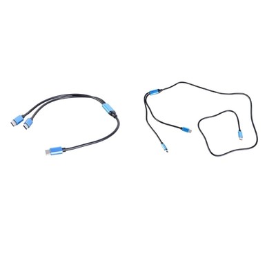 USB C to Twin Type C Charging Cable 480Mbps Data Transfer for Phones and Tablets