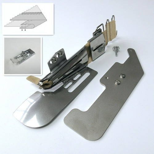 Clear View Cover Stitch Foot +Type B Binder + Mounting Plate For Janome