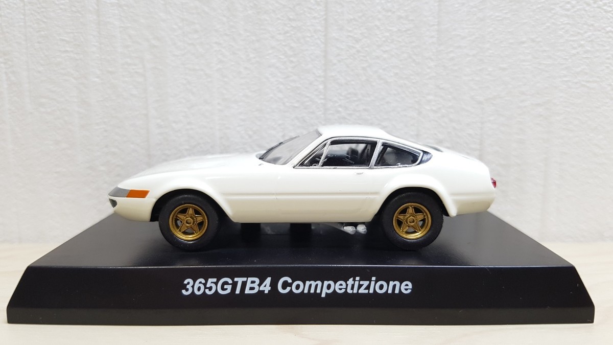 1/64 Kyosho FERRARI 365 GTB4 Competizione WHITE diecast car model