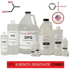 DPG Dipropylene Glycol & Benzyl Benzoate Combo Pack - Fragrance Oil Base Bulk