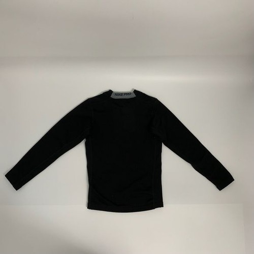 Nike Pro Thermal dri-fit hyperearm long sleeve black top Sz 4 - Picture 9 of 10