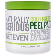 Get Even Cold-Pressed Peel Pads by Naturally Serious for Unisex - 60 Pc Pads