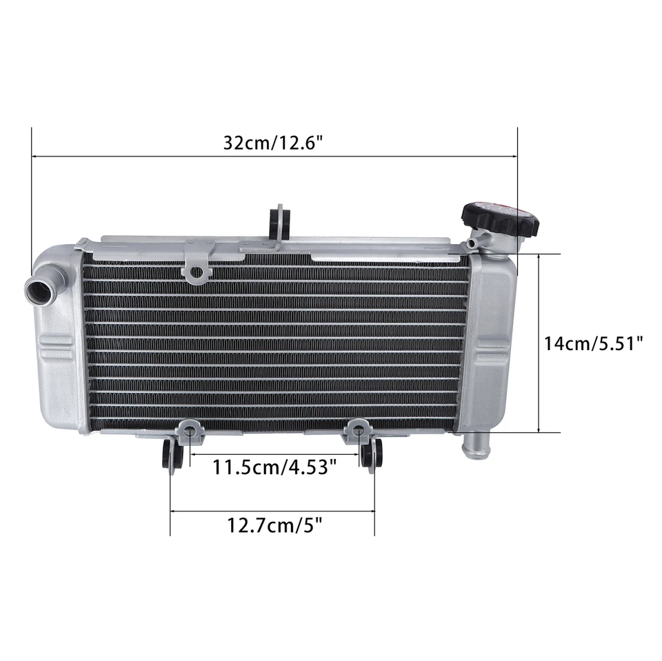 Refrigerador de radiador apto para Honda CBR300R 2015-2022 CBR250R 2011-2013 Foto 2 de 4
