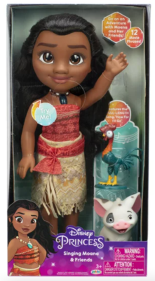 Disney Princess Moana Singing 14" Doll & Friends Hei Hei Pua 12 ...
