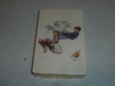 NEW SEALED NORMAN ROCKWELL PLAYING CARDS DECK CHRISTMAS MADE IN USA