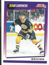 BOB BOBBY CARPENTER 1991-92 SCORE CARD NM-MT CONDITION