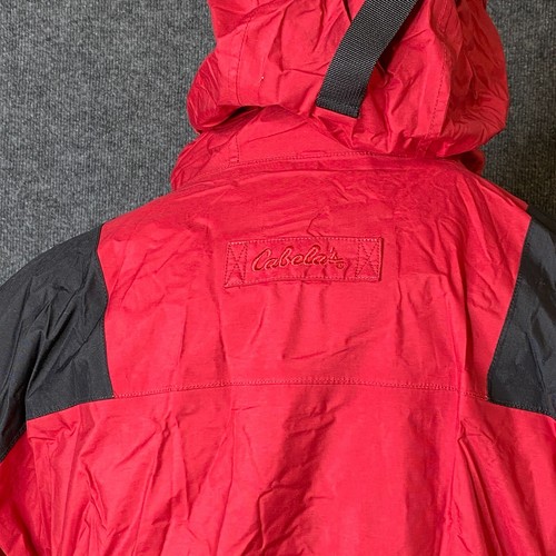 Cabelas Dry Plus Herren Skijacke Parka Large Mantel abnehmbare Kapuze Schneemobil - Bild 9 von 19