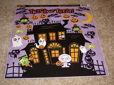 Reminisce 12x12 DieCut Sticker Sheet ~ Halloween Haunted House Crew