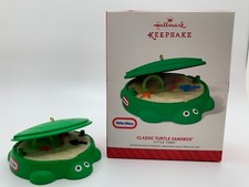 2014 Classic Turtle Sandbox Little Tikes Hallmark Keepsake Ornament NEW