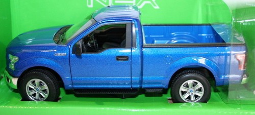 Welly NEX 1/24 Scale 24063W - 2015 Ford F-150 Regular Cab - Blue - 第 2/12 張圖片
