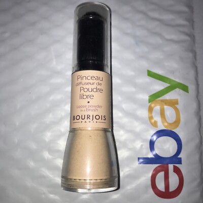 Bourjois Pinceau Poudre Libre Loose Powder Brush 63 Abricot Transparent NWOB uns
