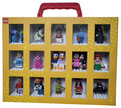 LEGO Disney minifigs series 1 complete set in a LEGO storage box