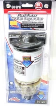 BOATER SPORTS HIGH PERORMANCE MARINE FUEL FILTER WATER SEPERATOR 60GPH 10 MICRON