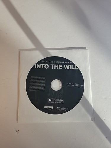 Into the Wild (DVD, 2007) FYC Screener Emile Hirsch *RARE* DISC ONLY