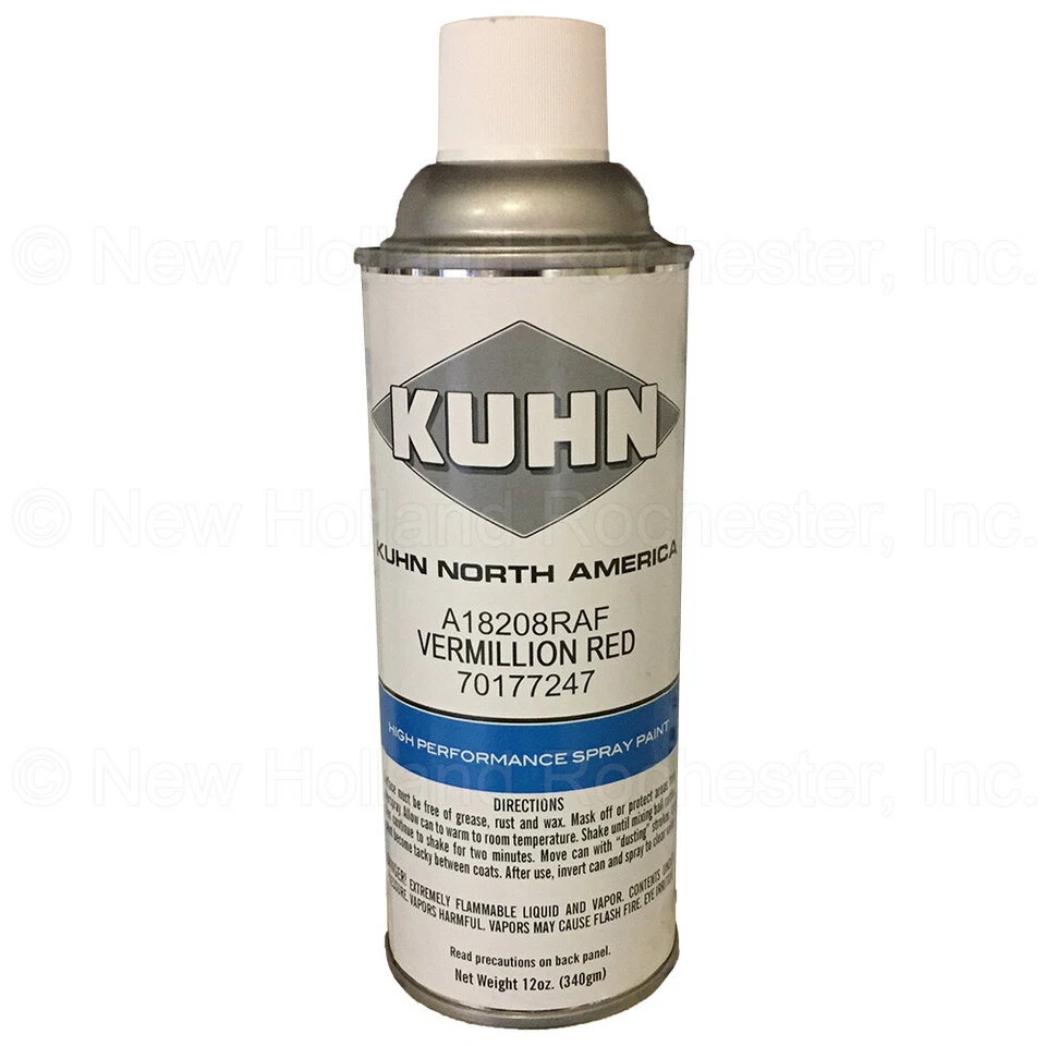 Kuhn Krause Vermillion Red Aerosol Paint Part # 70177247