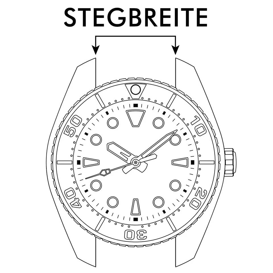 18 | 20 | 22 | 24 mm ECHTLEDER Uhrenarmband Ersatz Lederband Basic Quick Release - Bild 2 von 4
