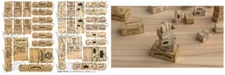 MATHO 1/35 Wooden-Type Whiskey Crates Printed Paper 16 5 diffent MAT35130