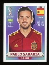 2022 Fifa World Cup Panini Sticker Qatar PABLO SARABIA Spain ESP20