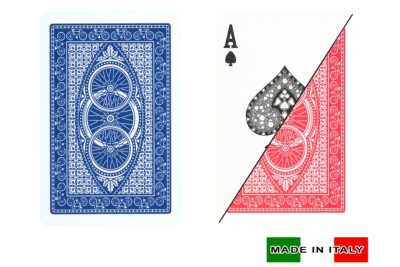 DA VINCI Ruote 100% Plastic Playing Cards - Bridge Size Regular Index