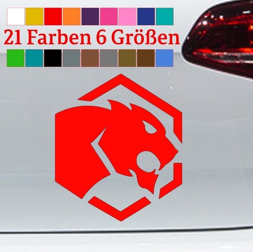 Aufkleber Leopard Puma Tiger Sechseck Silhouette Raubtier Tattoo Panther Sticker - Bild 101 von 110