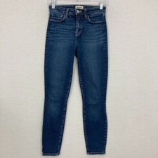 L'AGENCE Blue Medium Wash Margot High Rise Skinny Jeans size 25