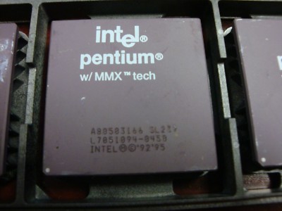 Intel Pentium MMX A80503166 SL239 Socket 7 Processor CPU