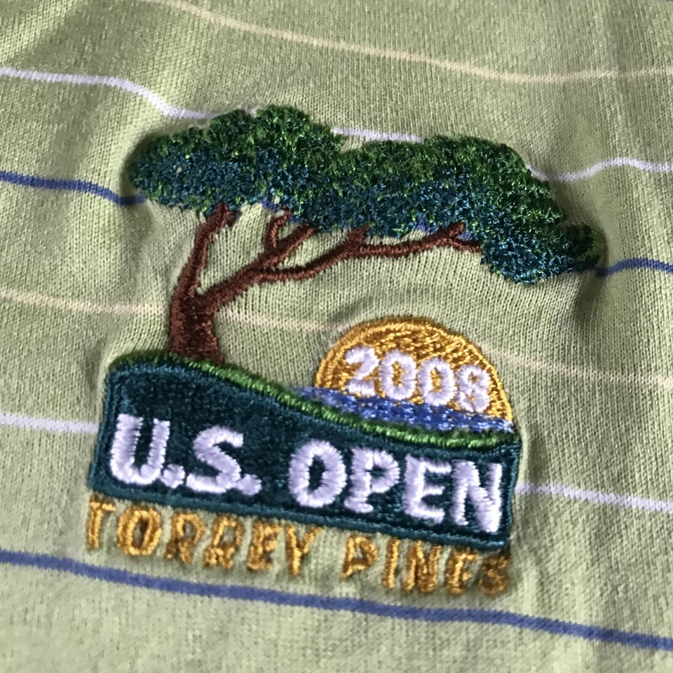 2008 U.S. Open Torrey Pines Polo Shirt Large Walter Hagen - Imagem 2 de 4