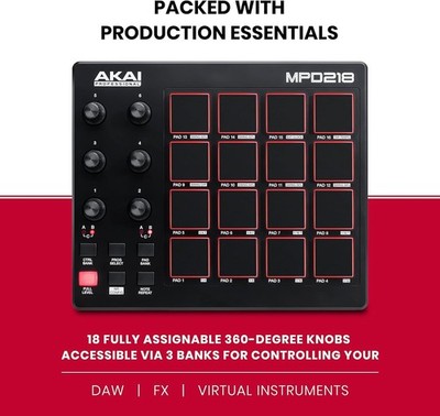 Akai Professional Mpd218 - Production Software Included/--~ | eBay