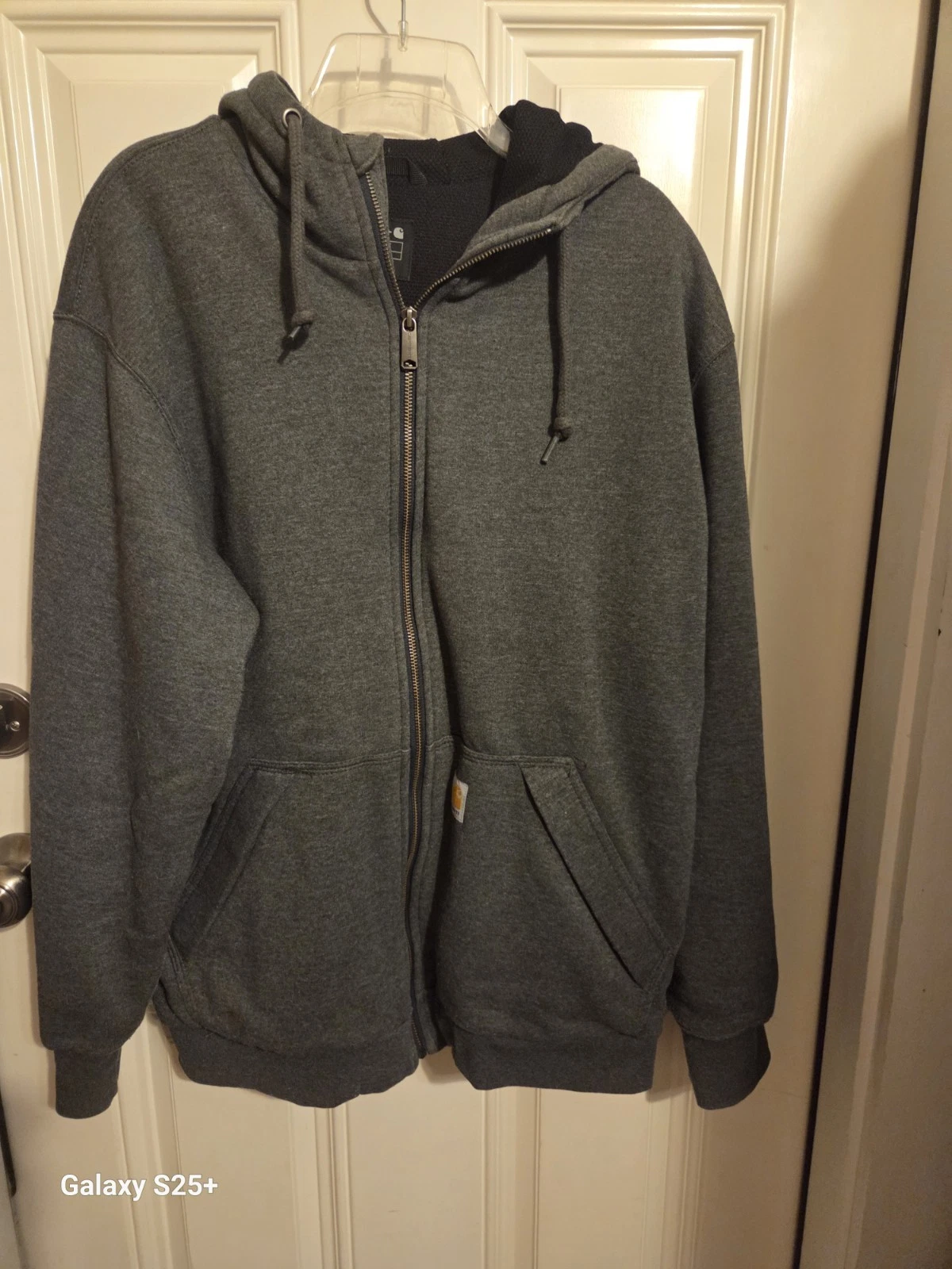 Carhartt loose fit Med. weight Men's Zip-Up Hoodie Men's M dark gray