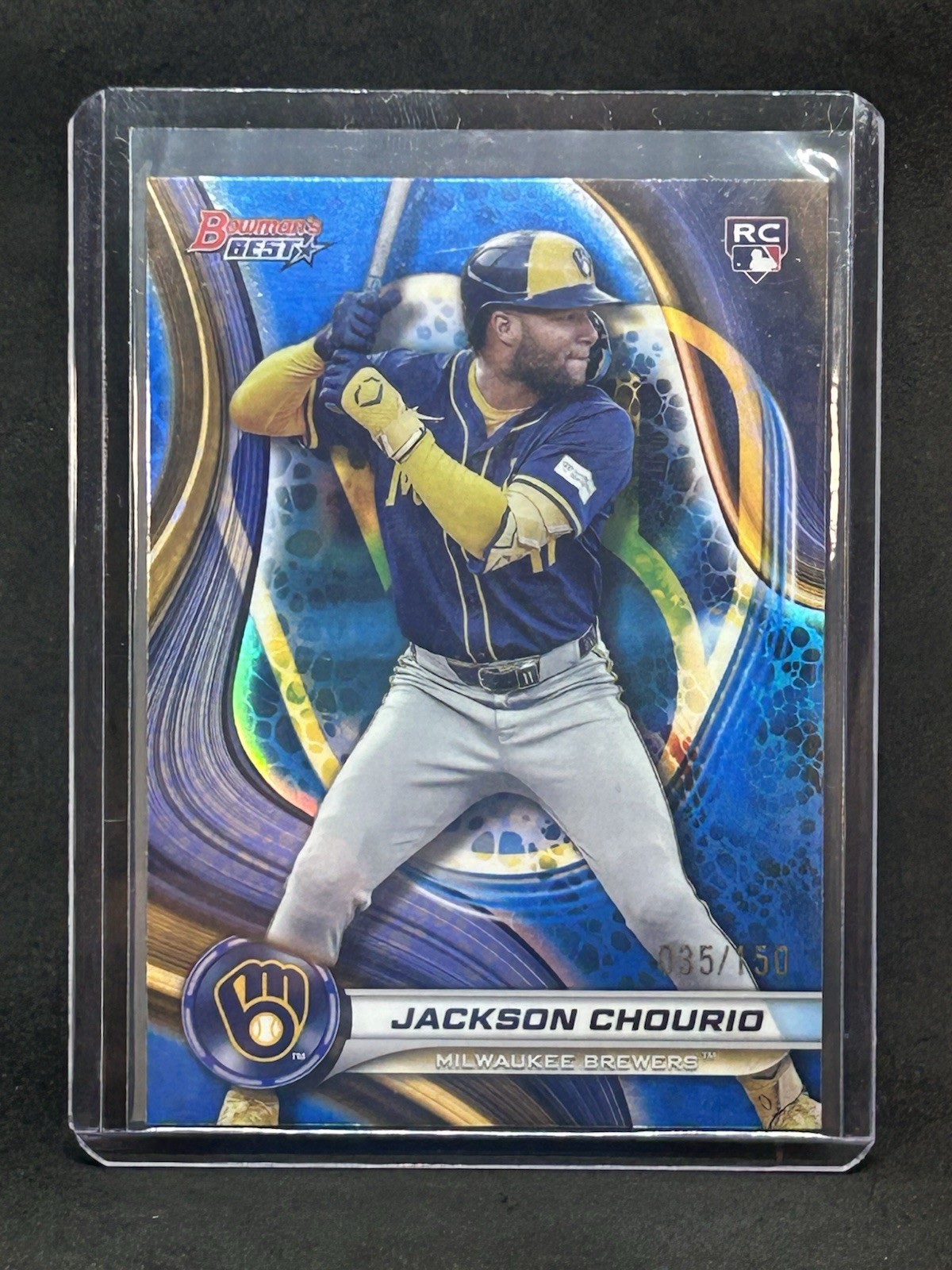 2024 Bowmans Best 38 Jackson Chourio Blue /150 B9