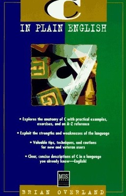 C in Plain English by Overland Paperback / softback Book The Fast Free Shipping