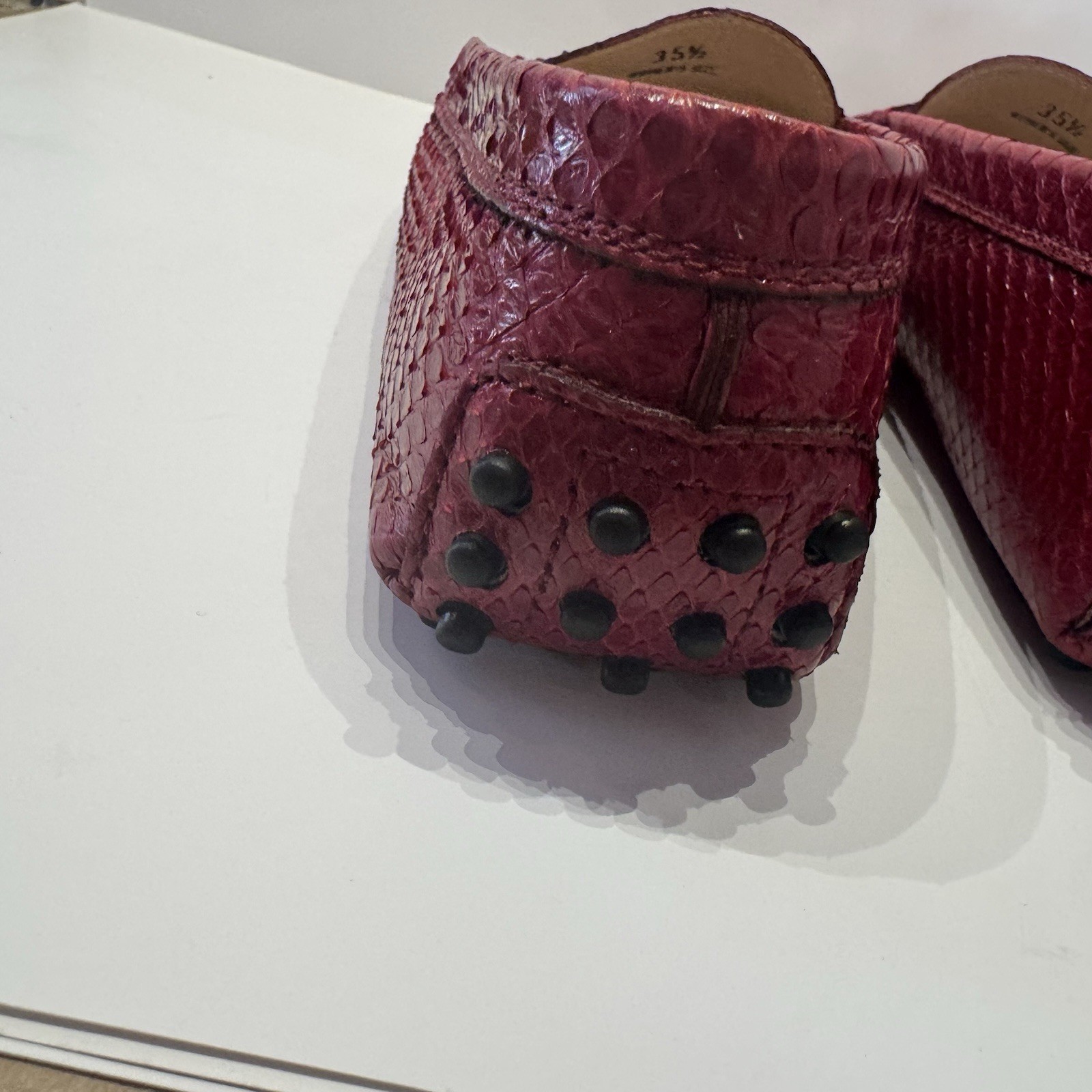 Rare Genuine Python Tod’s Gommino Loafers Size 35… - image 10
