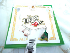 Alex and Ani WIZARD OF OZ, EMERALD CITY Shiny Silver Bangle New W/Tag Card  Box