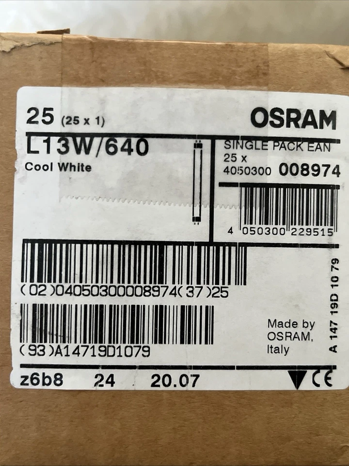 25 Sylvania Lumilix L13W/640 OSRAM T5 Fluorescent Tube Bulb 13 Watt 13w Italy - Image 3 of 3